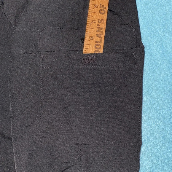 OLD NAVY cargo active stretchtech water resistant snap zipper black size 8 - Picture 12 of 12